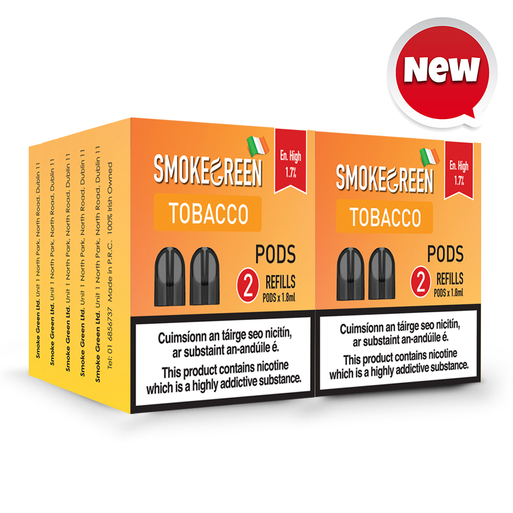 Smoke Green Pods Tobacco (20 Refills)